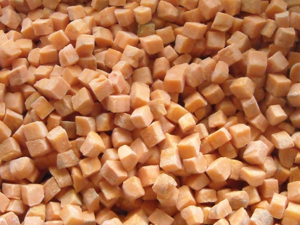 IQF Carrots slices, dices